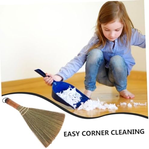3pcs Soft Bristles Hand Broom for Indoor Hardwood Floor Cleaning