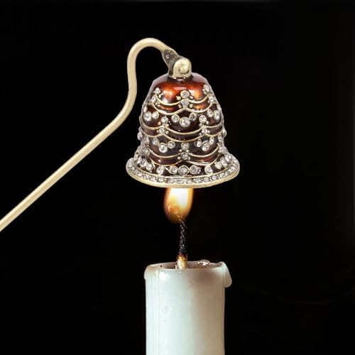 KTZCTPCA Candle Snuffer with Long Handle and Enamel Finish