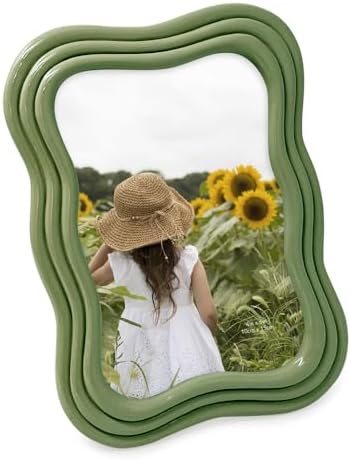 Isaac Jacobs 4x6 Green Curved Deco Frame