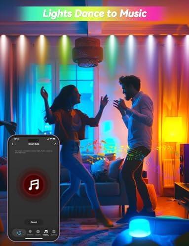 AVACUBE 4 Pack GU10 Smart LED Bulbs with Alexa Google Assistant Compatibility 1