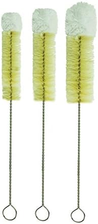 Casabella Set of 3 Soft Tip Brushes for Delicate Cleaning