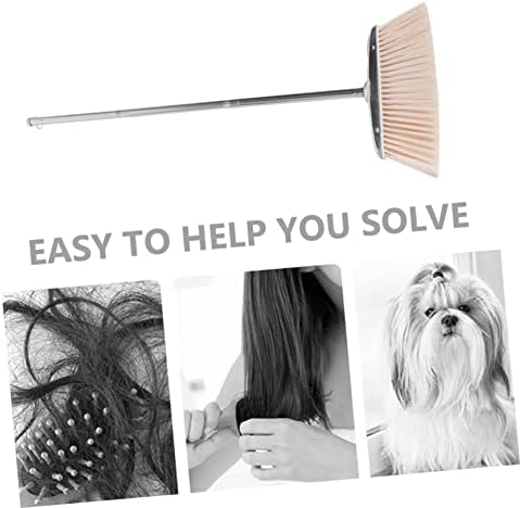 FRCOLOR Heavy Duty Hand Broom with Beveled Bristles
