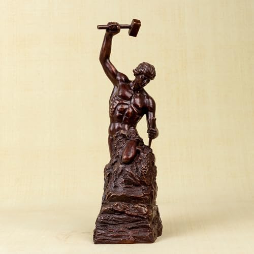 185 Inch Bronze Self Made Man Sculpture
