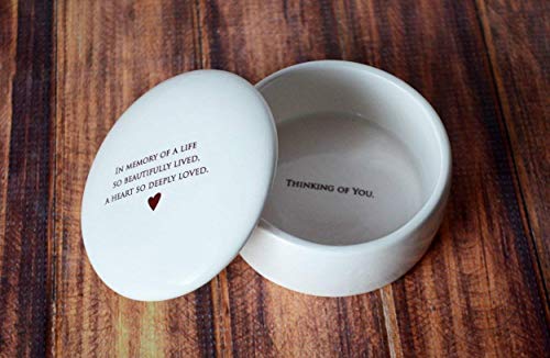 Sympathy Gift Ceramic Keepsake Box