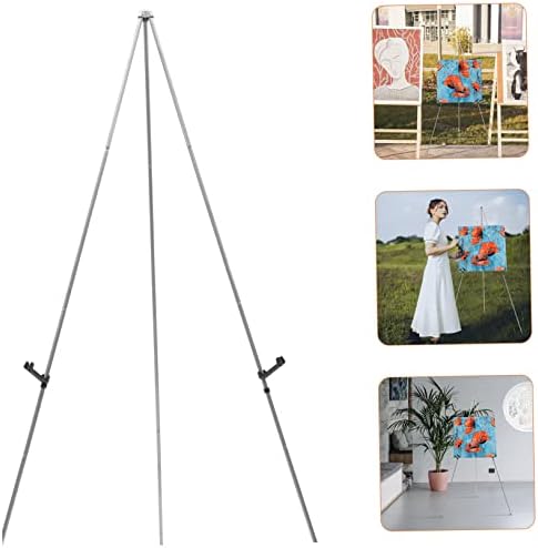 Adjustable Folding Metal Easel Stand for Painting Display