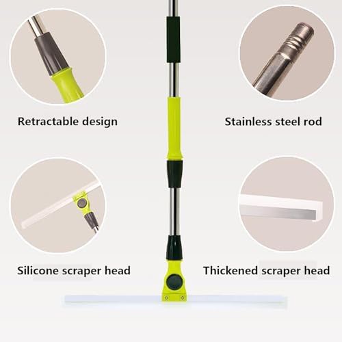 Magic Broom Sweeper with 51cm Handle and 35x130cm Head