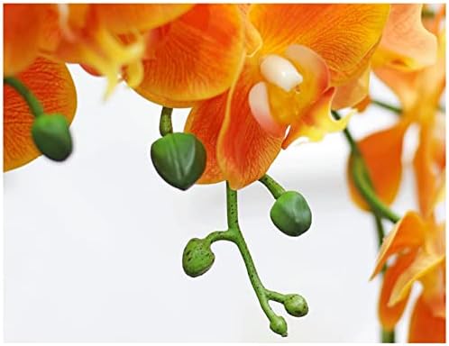NDRFAWY Spring Decor Artificial Phalaenopsis Flower Arrangement