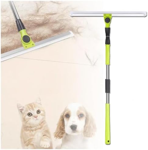 Silicone Broom with 51cm Handle for Multi-Surface Cleaning
