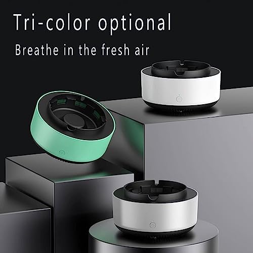 2 in 1 Ashtray with Air Purifier - Green