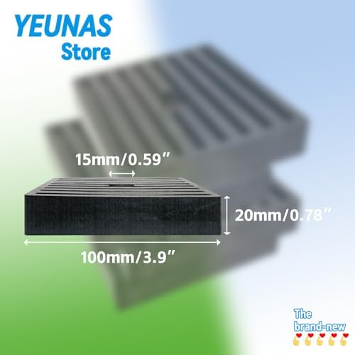 YEUNAS Shock Pads 4x4x79 High Quality Rubber Vibration Isolation Pads 4Pack