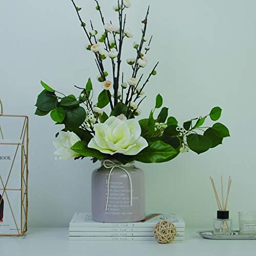 NDRFAWY Artificial Flowers Magnolia and Plum Mix