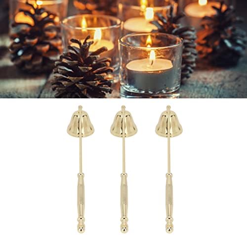 3pcs Golden Iron Candle Snuffer Set 1