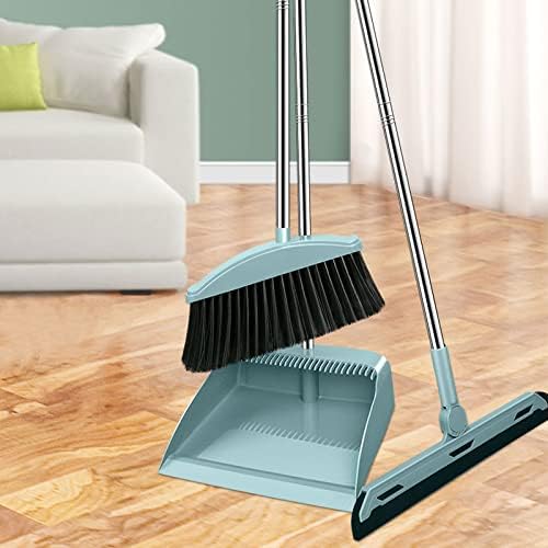 DDGURDH Blue Hand Broom with Dust Tray for Efficient Cleaning 1