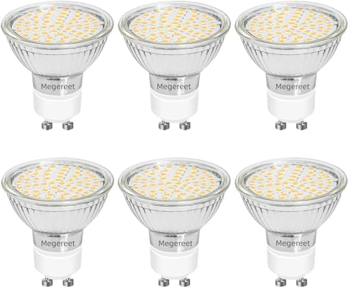 Megereet GU10 LED Bulb Daylight 5000K Pack of 6