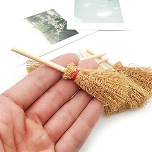 DDGURDH 12pcs Mini Hand Brooms with Red Rope
