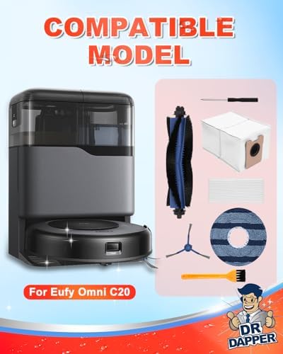 DR DAPPER Eufy Omni C20 Replacement Parts 24 Pack Kit
