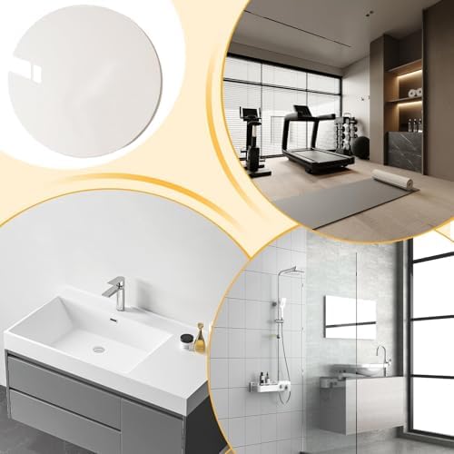 Round Acrylic Wall Mirror for Bathroom Shatterproof and Waterproof