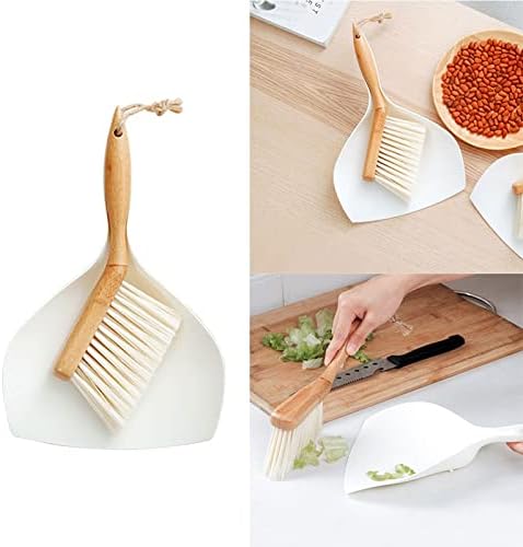 DDGURDH Hand Broom and Dustpan Set Portable Soft Bristles