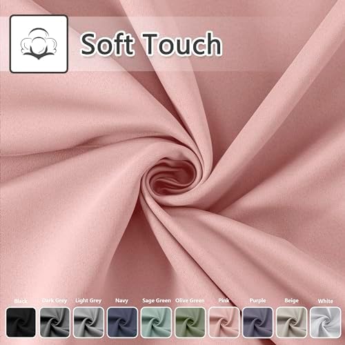 AOSKY Door Curtains with Light Blocking and Privacy