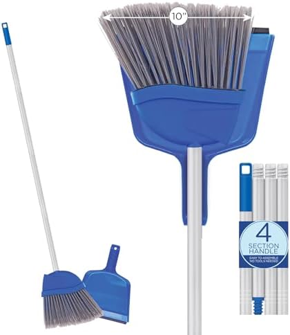 LOLA Angle Broom with Dustpan Compact 925 Indoor Cleaner