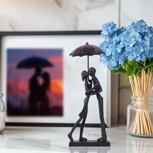 QIANLING Iron Couple Figurine - 6th Anniversary Decor