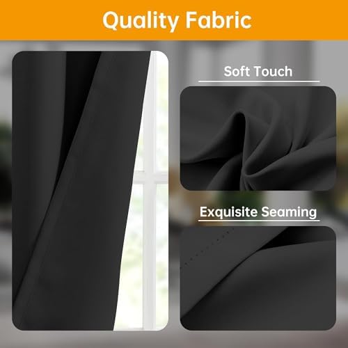 Hoeflife Room Divider Curtains with Flexible Ceiling Tracks