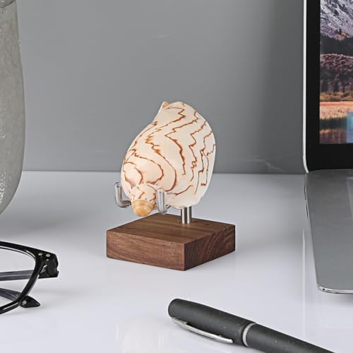Hipiwe 2 Pack Crystal Display Stand with Wood Base