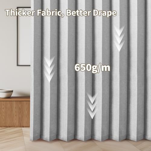 Rinhartex Blackout Magnetic Door Curtain for Closets 42x78