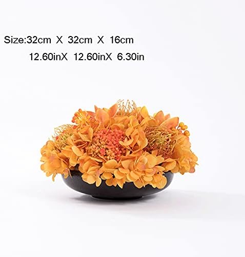 630Inch Artificial Bonsai Orange Flowers Rustic Decor