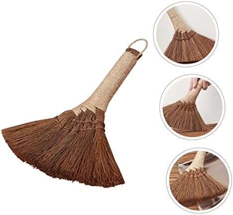 2pcs HOMOCONO Handmade Palm Broom for Home Car