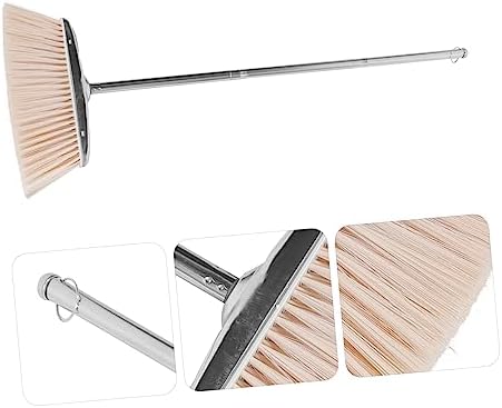 Heavy Duty Broom Handle with Bristles for Home and Industrial Use