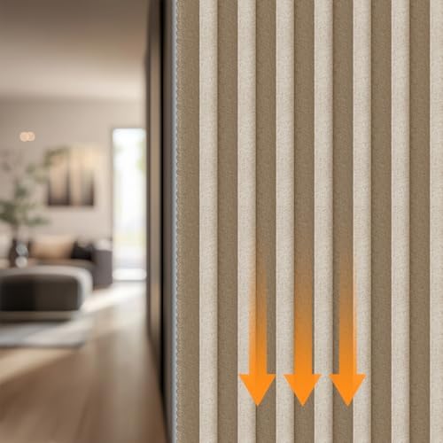 AJAZZ Blackout Curtains 78 Inches Long for Doorways and Closets