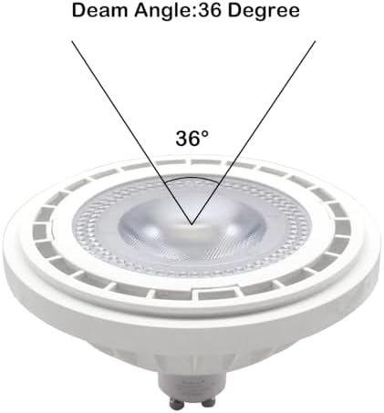 Rowrun GU10 AR111 12W LED Bulb Dimmable Pack of 2