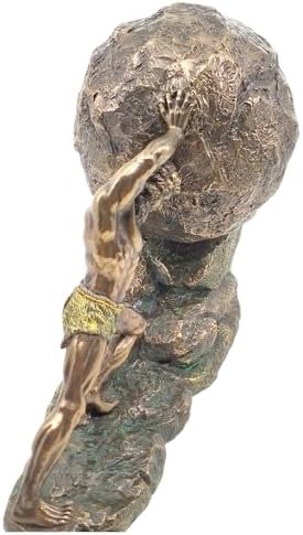 Greek Mythology Sisyphus Bronze Statue 1122 Inches