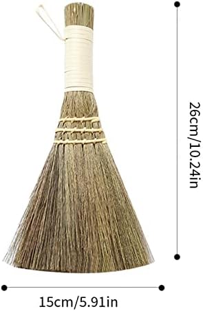 DDGURDH Handmade Straw Broom for Floor Cleaning
