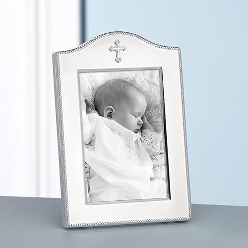 Reed Barton Abbey Cross Silverplate Frame 4X6 1