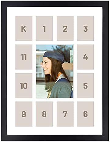 Golden State Art 12x16 Collage Frame with Real Glass