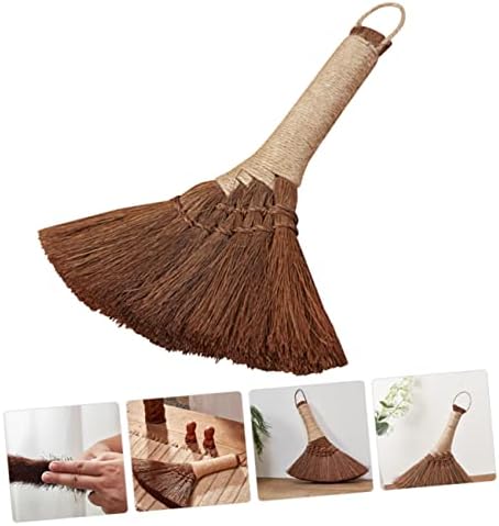 2pcs HOMOCONO Handmade Palm Broom for Home Car