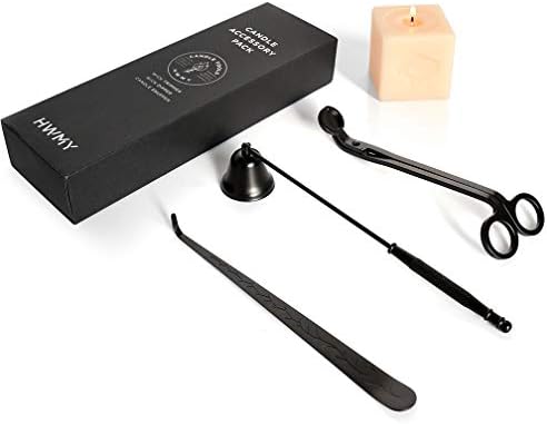 HWMY Candle Accessory Set 3pcs Black