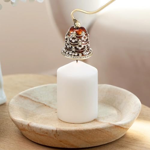 KTZCTPCA Candle Snuffer with Long Handle and Enamel Finish