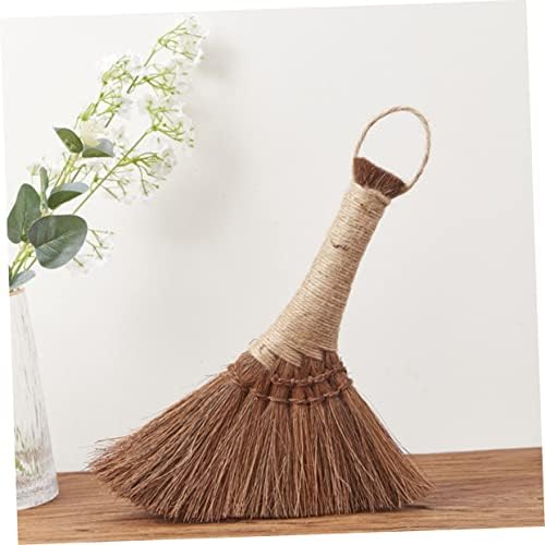 HAWILLOSCH 2pcs Palm Broom for Desktop Cleaning
