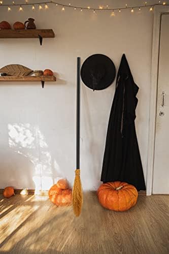 2 Pack Halloween Witch Broom Plastic Broomstick Props