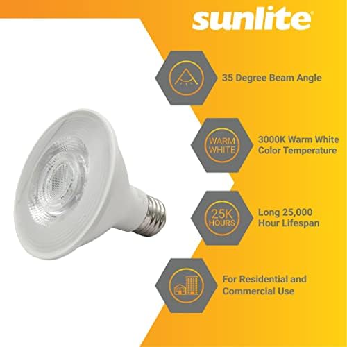 Sunlite PAR30 LED Bulb 9W 750 Lmns Warm White 30K