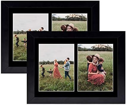 Golden State Art Set of 2 85x11 Black Picture Frames
