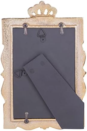 4x6 Princess Crown Gold Picture Frame - Tabletop Wall Display