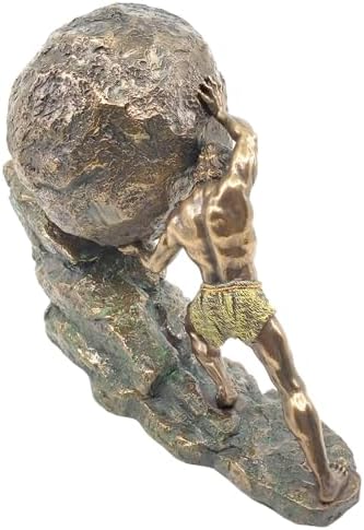 Greek Mythology Sisyphus Bronze Statue 1122 Inches
