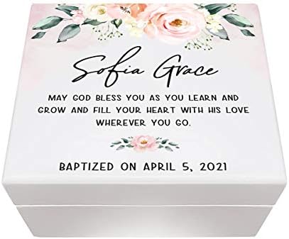 LifeSong Milestones Baptism Jewelry Box for Girls 1