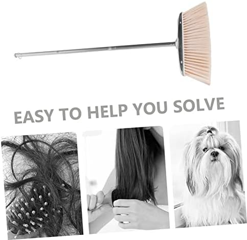 TOKIDNY Heavy Duty Floor Scraper Broom with Long Handle