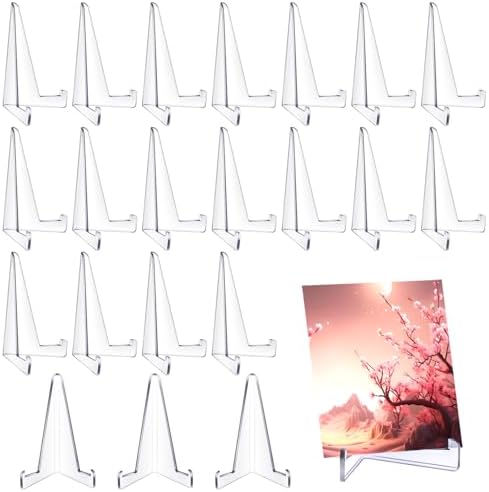 Bucherry 20-Pack Acrylic Easel Display Stand