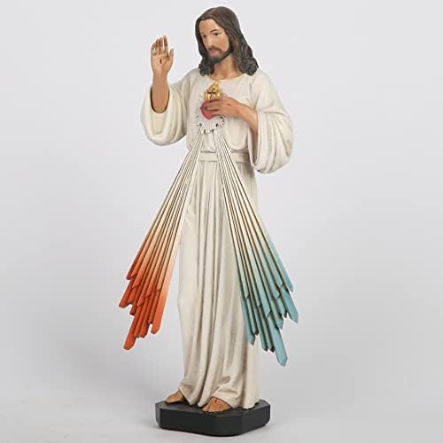BC Catholic Divine Mercy Statue 10 Inch Handmade
